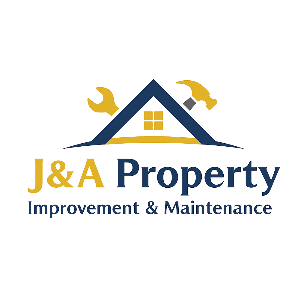 j&a property improvement & maintenance logo upscaled transparent